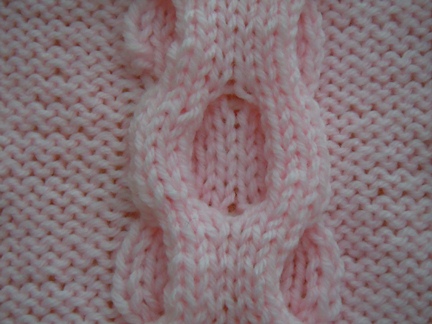 donut cable knitting stitch
